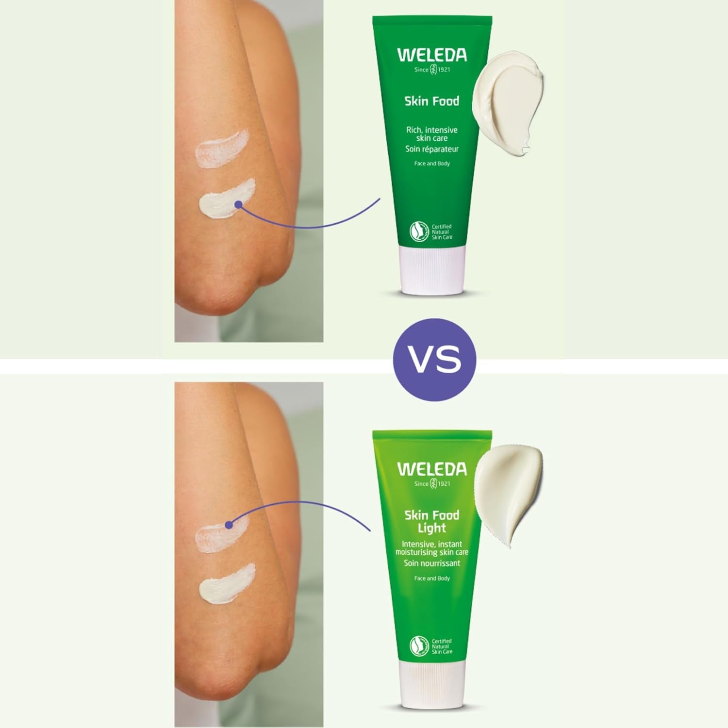 Weleda - Skin Food Original, Crema Reparadora, Nutre E Hidrata, Con Aceite De Girasol Y Almendra, Caléndula, Pensamiento Silvestre Y Manzanilla, Para Piel Muy Seca Y Agrietada -75 Ml