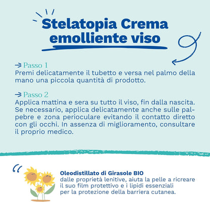 BF-3504105031572 Stelatopia Crema Emoliante Facial, 40 Ml