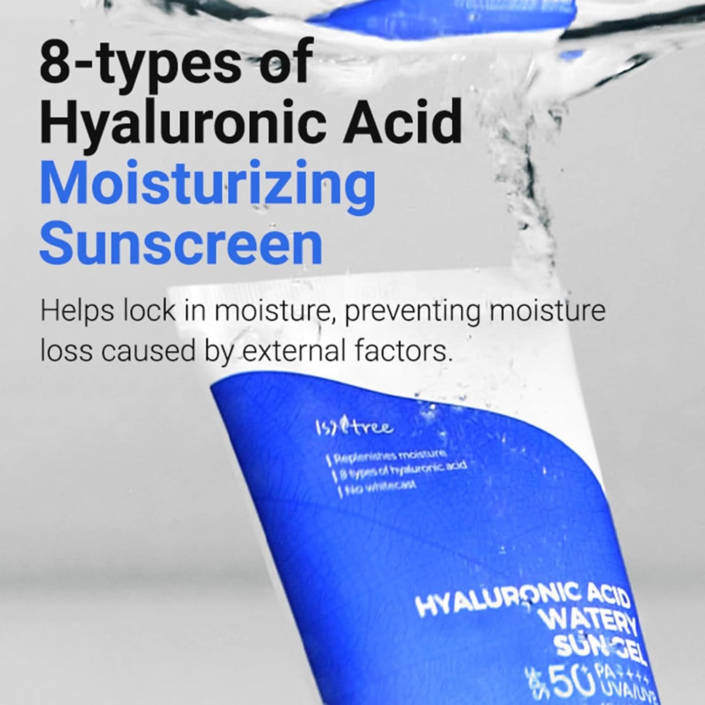 ISNTREE Hyaluronic Acid Watery Sun Gel SPF 50+ PA++++ (50 Ml)
